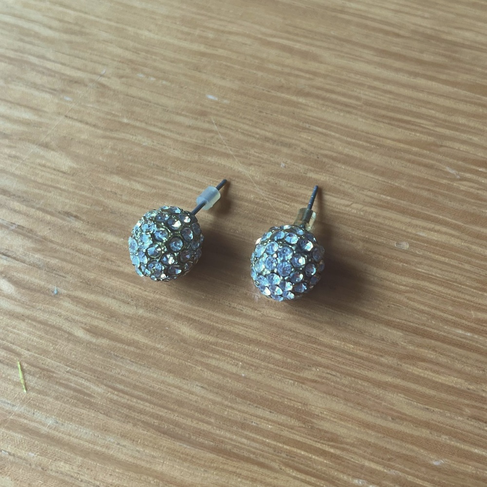 Disco Ball Stud Earrings
